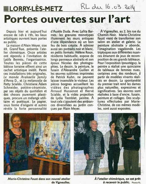 Republicain Lorrain du 18-03-2014